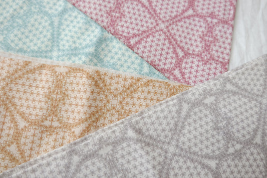 Soft Geometric Cotton Lawn Bundle — 3.5 yd Total