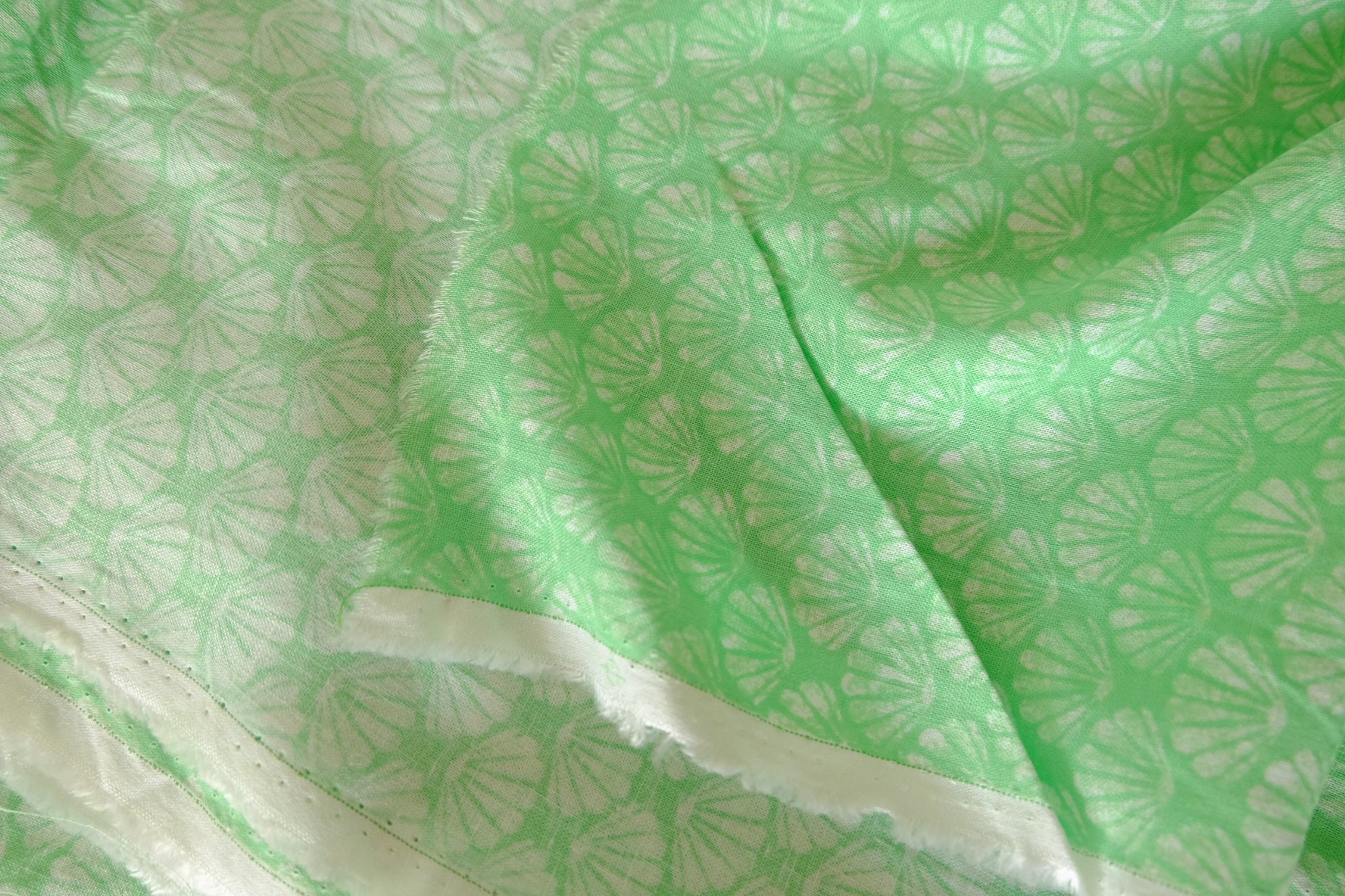 Mint Fan Cotton Linen – 2.41 yd