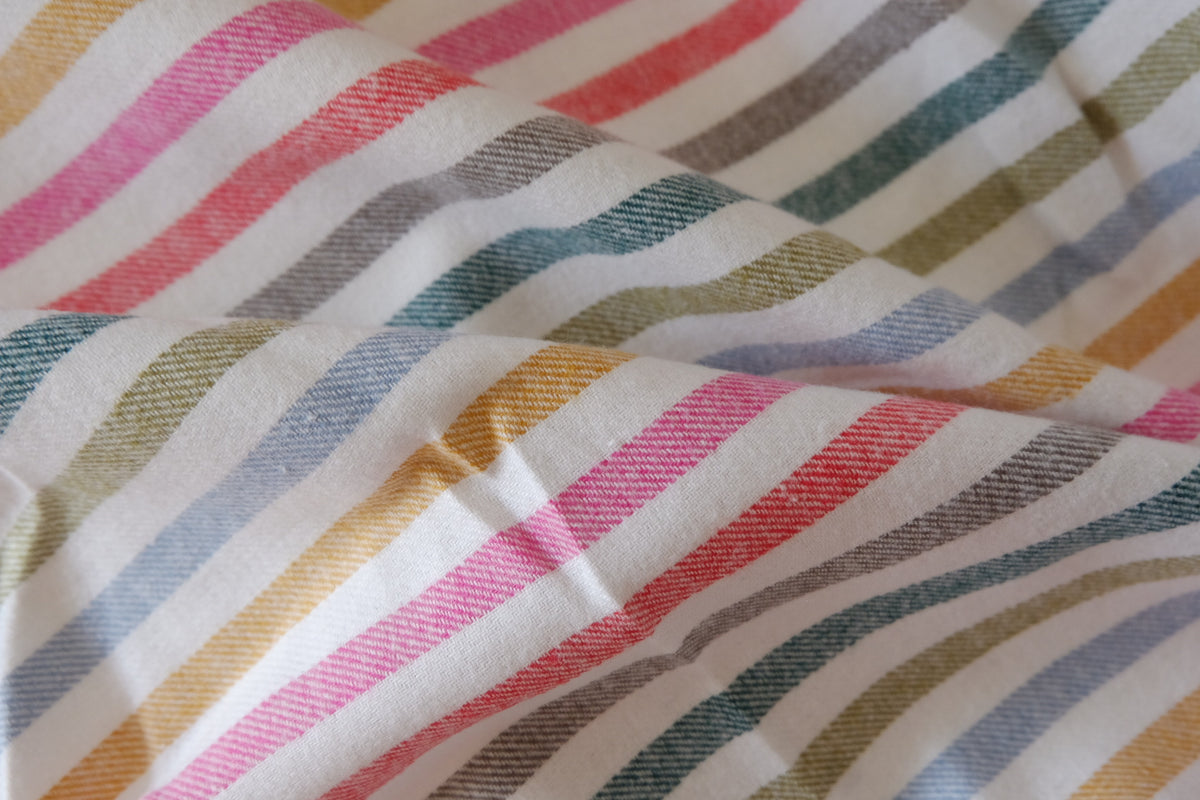 Candy Stripe – Soft Yarn-Dyed Cotton | 3.3 yards