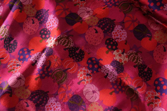 Berry Pumpkin Openwork Viscose Jacquard – 1.75 yd