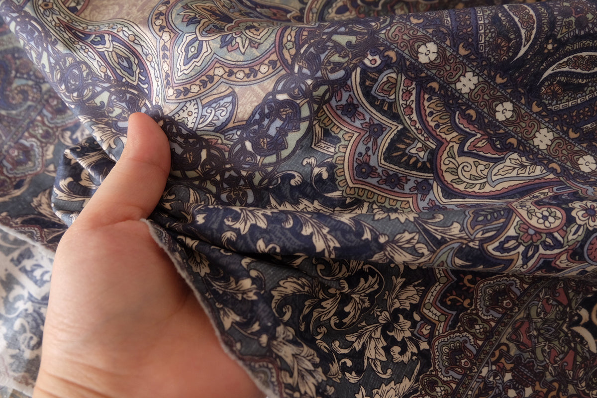 Antique Paisley High-Density Cotton Poplin – 1.6 Yards