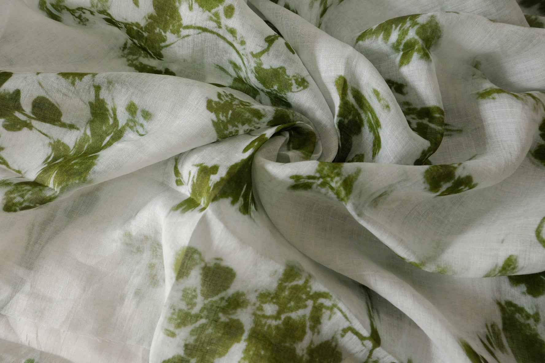 Green Shadow 100s Pure Ramie — 2.19 yd
