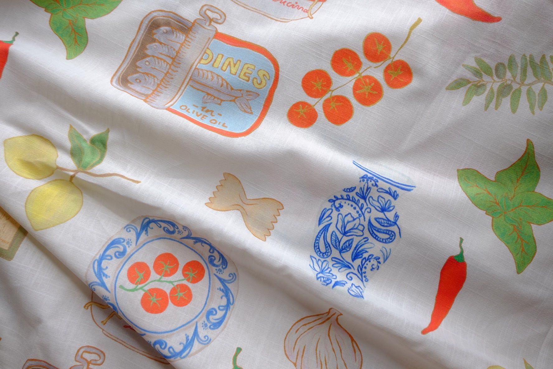 Mediterranean Pantry Linen Cotton Slub – 2.2 yd