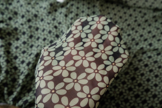 Small Floral Faux Silk Georgette 3.1 Yards