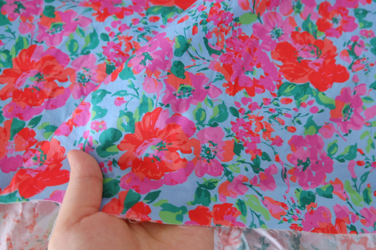 Vivid Garden High-Density Cotton Poplin – 2.1 yd