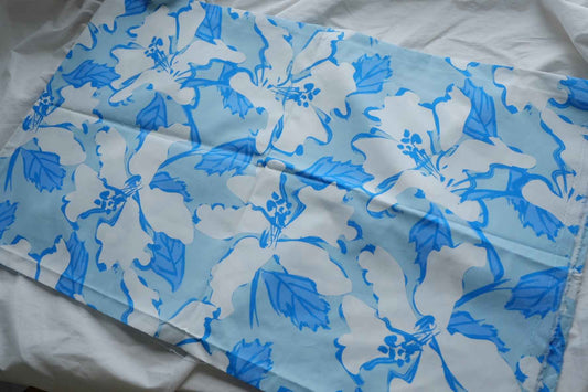 Blue Lily Structured Cotton Poplin – 1.9 yd