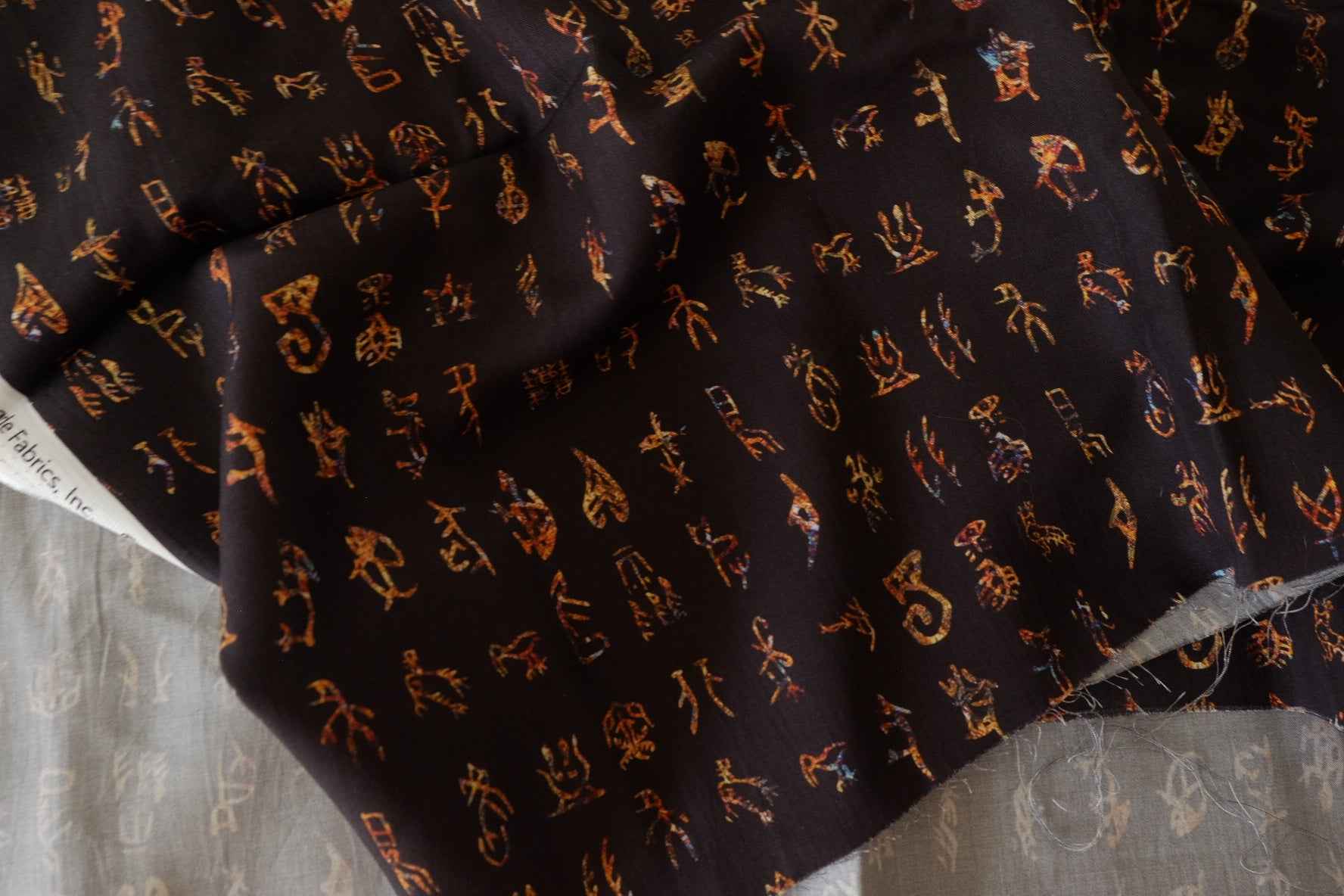 Symbol Print Tencel Twill Fabric – 2.2 yd