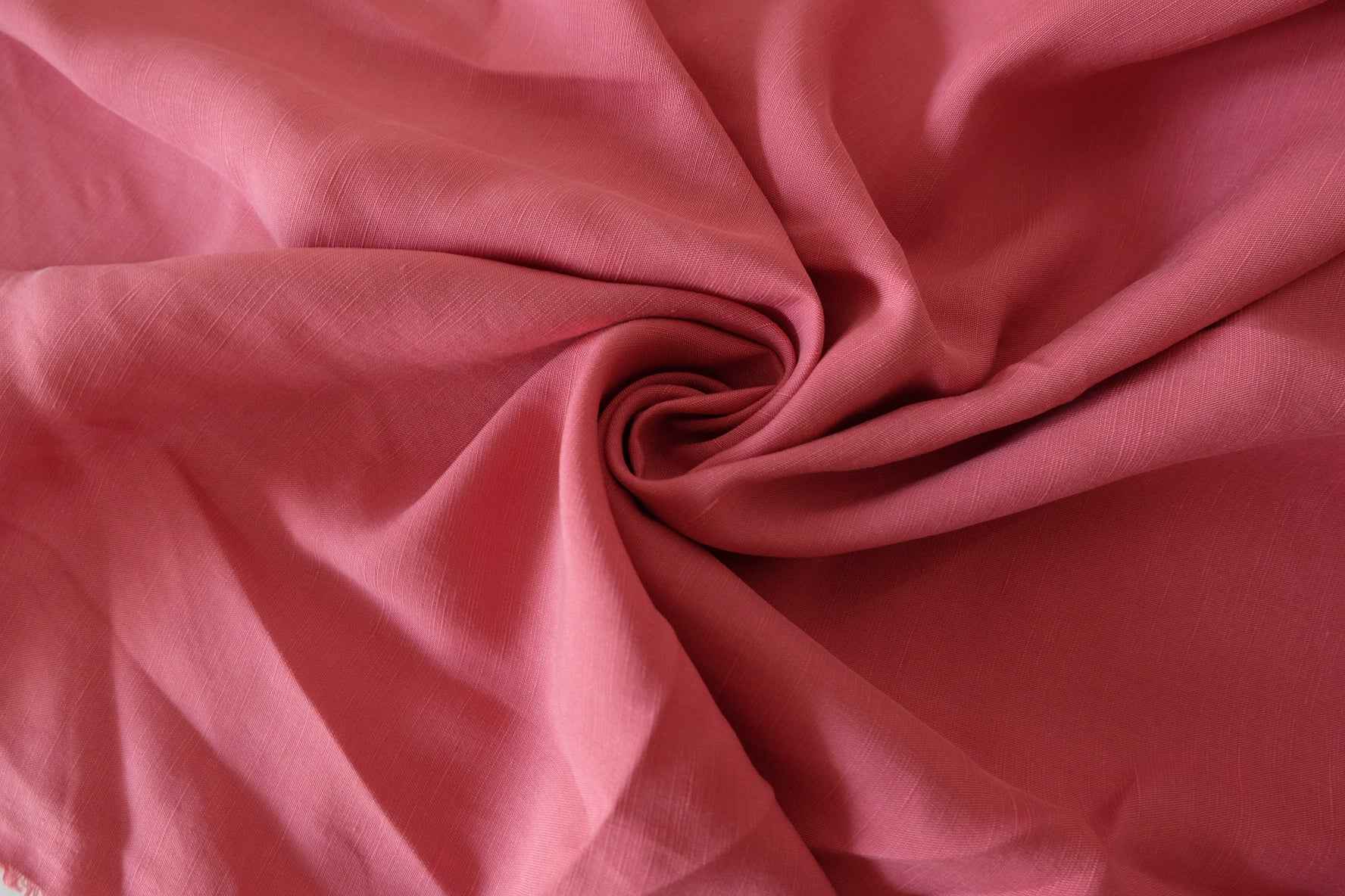 Rose Pink Tencel Linen Fabric – 2.2 yd
