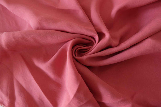 Rose Pink Tencel Linen Fabric – 2.2 yd
