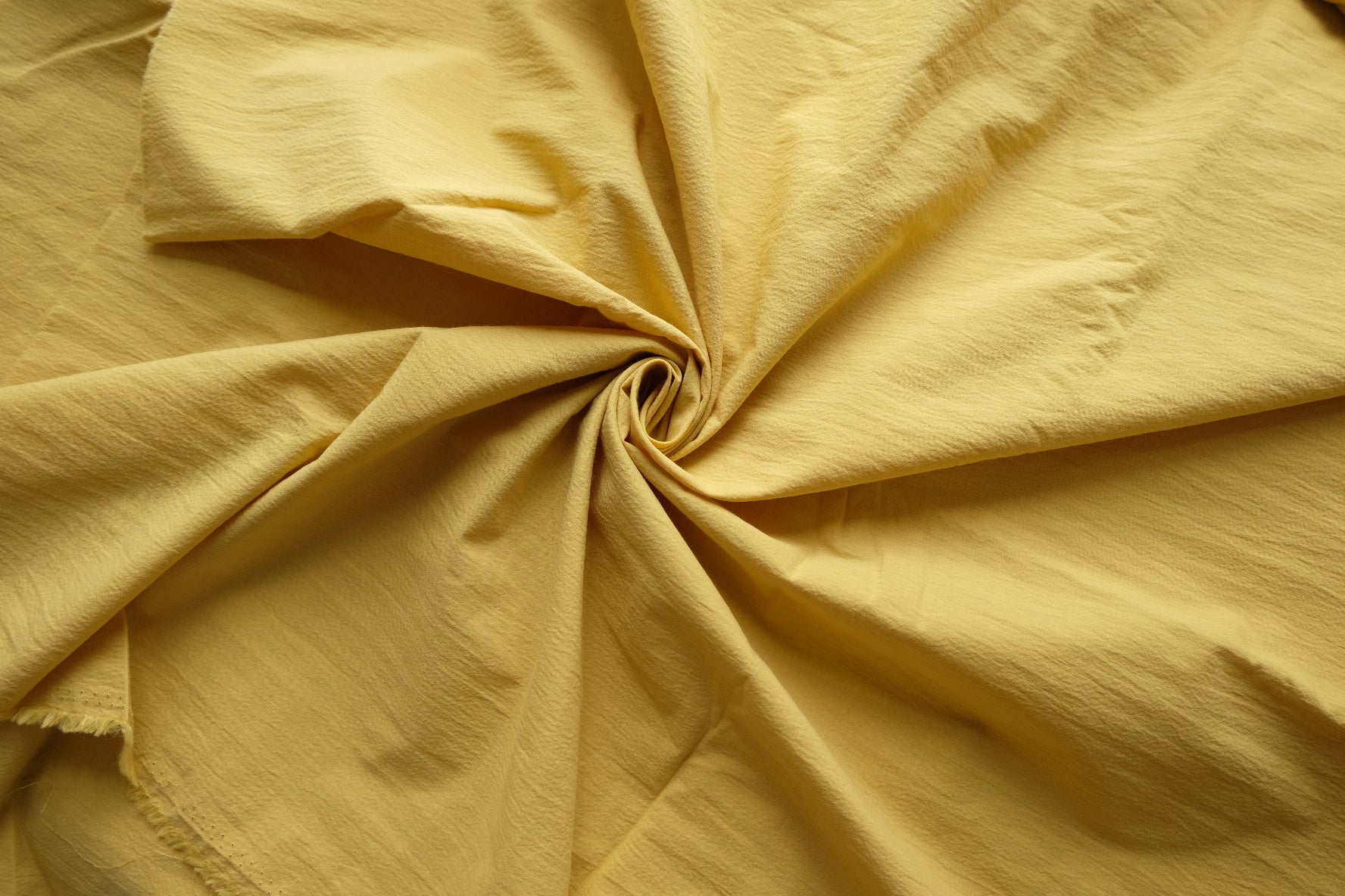 Washed Mustard Cotton Linen – 3.3 yd