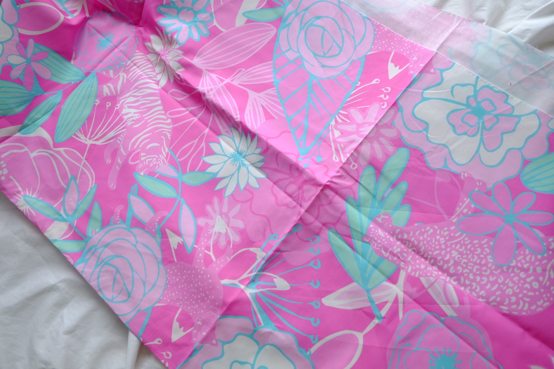 Pink Garden Structured Cotton Poplin – 2.2 yd