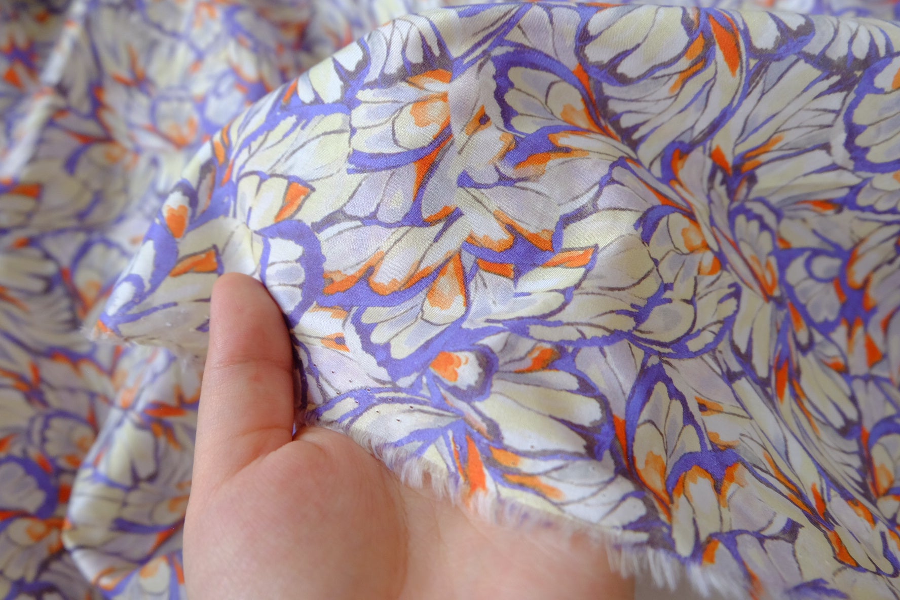 Lavender Petal Cotton Poplin, 2.7 Yards