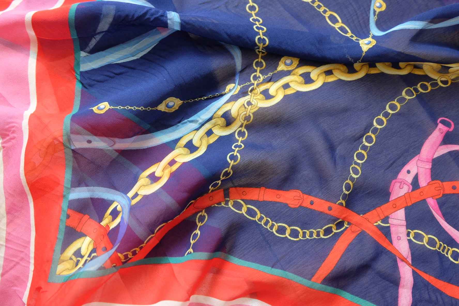 100% Mulberry Silk Georgette – Luxury Designer Deadstock, Approx. 3.25 Yards - BUBBO