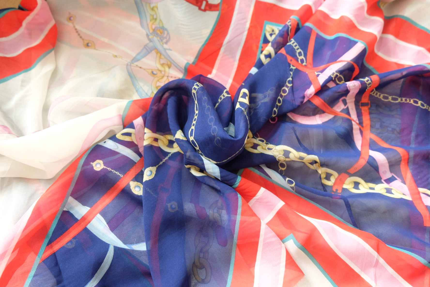 100% Mulberry Silk Georgette – Luxury Designer Deadstock, Approx. 3.25 Yards - BUBBO