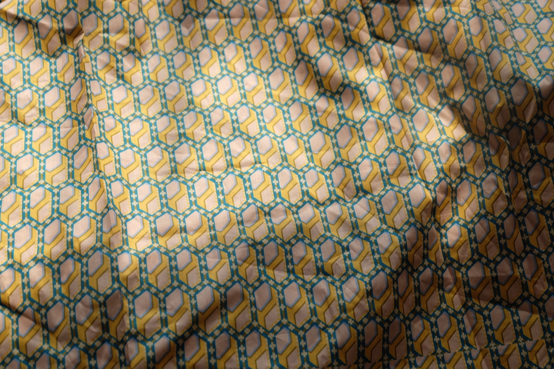 Geo Tile Cotton Lawn – 3.3 Yards
