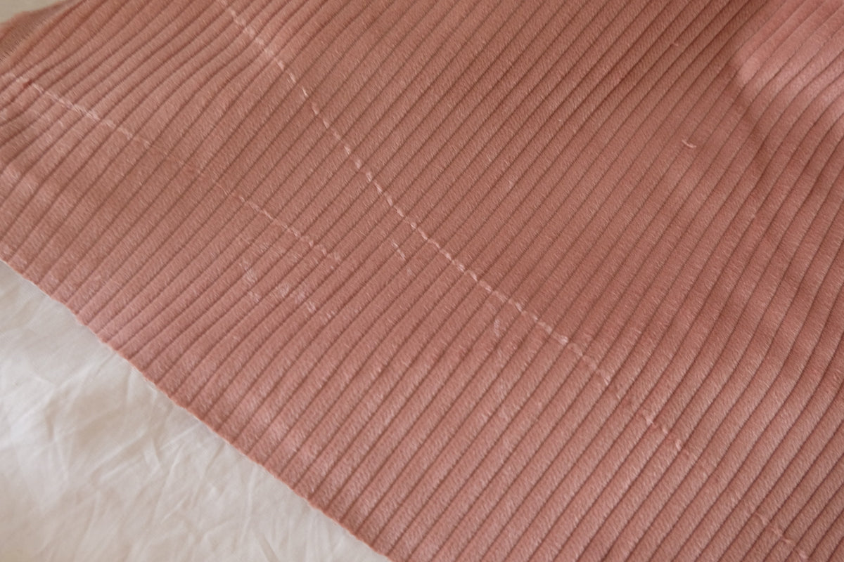 Dusty Rose – Soft Wide Wale Cotton Corduroy Fabric | 2.2 Yards