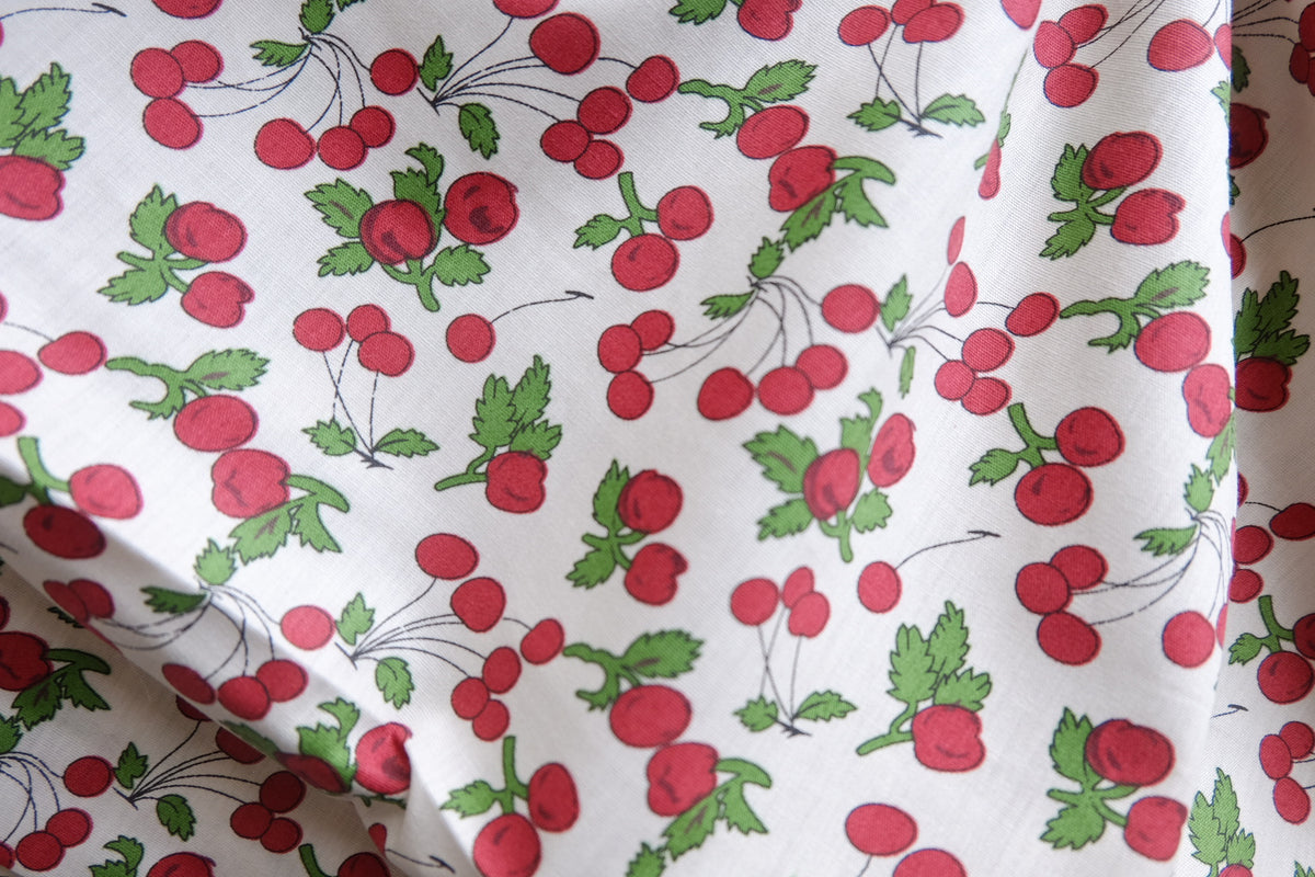 Cherry Print Cotton – 2.2 yd