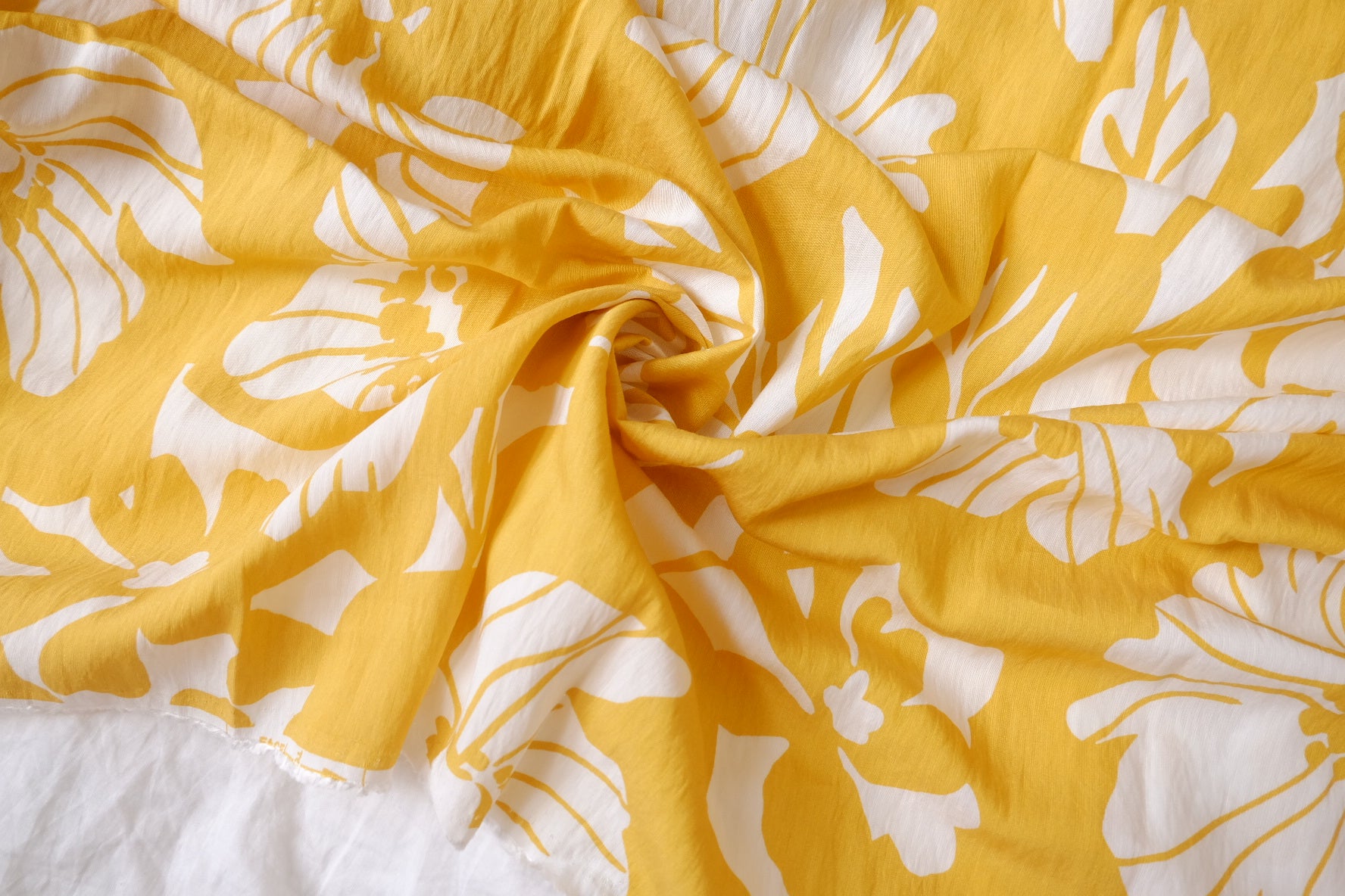 Sunflower Yellow Tencel Cotton, 1.6 Yards