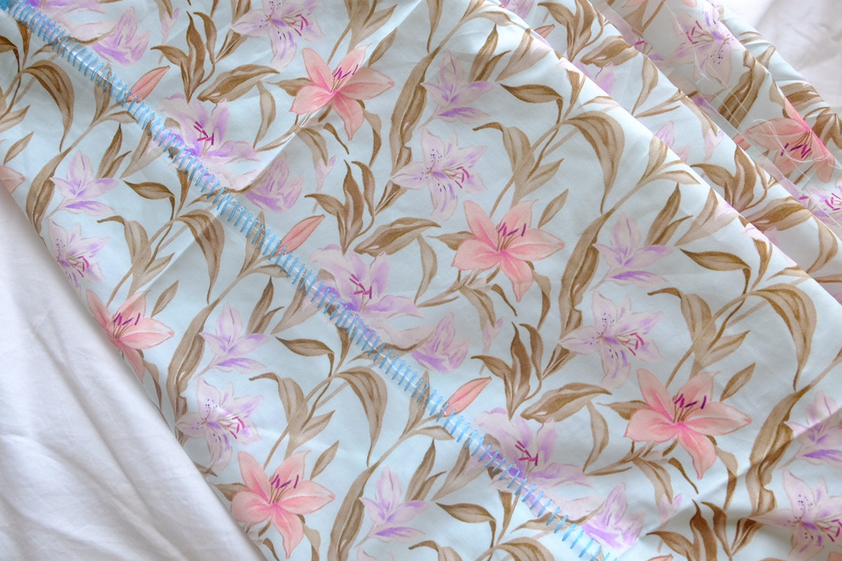Watercolor Lily Cotton Poplin – 3.3 yd + 0.5 yd Bonus