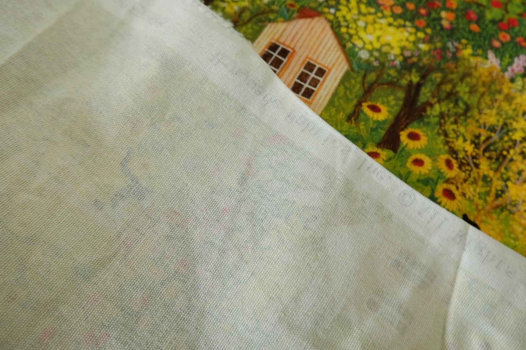 Garden Cottage Cotton Canvas Fabric – 1.4 yd