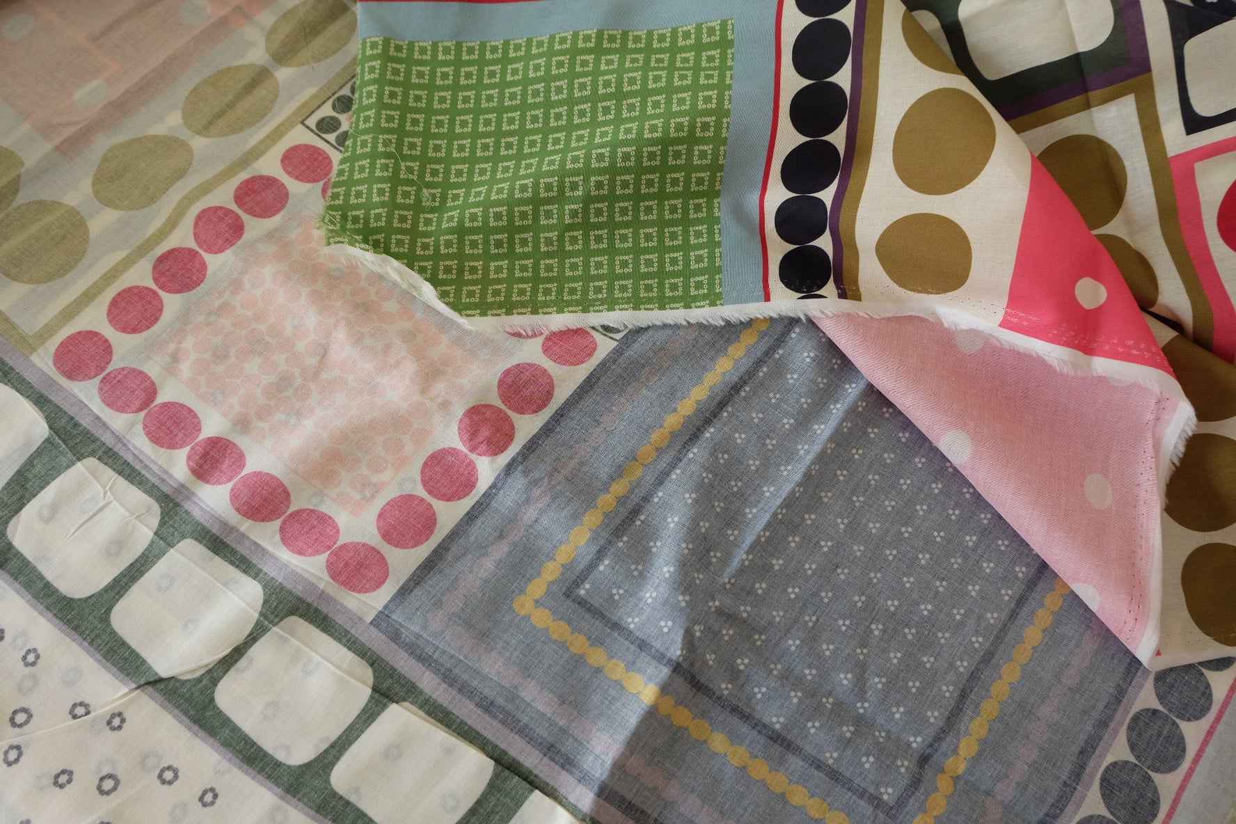 Scarf Patchwork Cotton Poplin Fabric – 2.7 yd