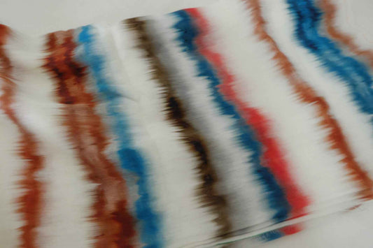 Abstract Stripe Tencel Linen Blend Fabric – 2.8 yd