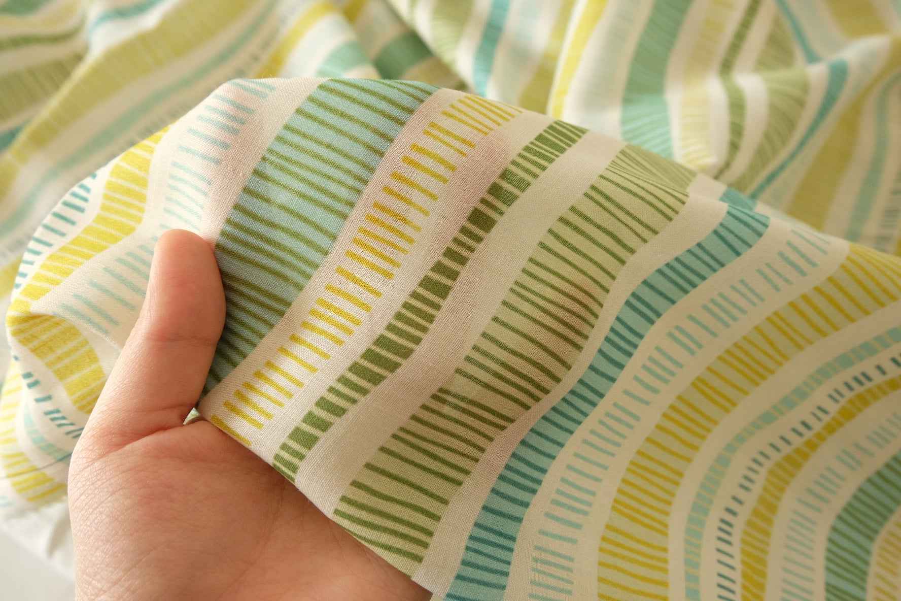 Seaside Stripe Fine Ramie – Sold by the Meter