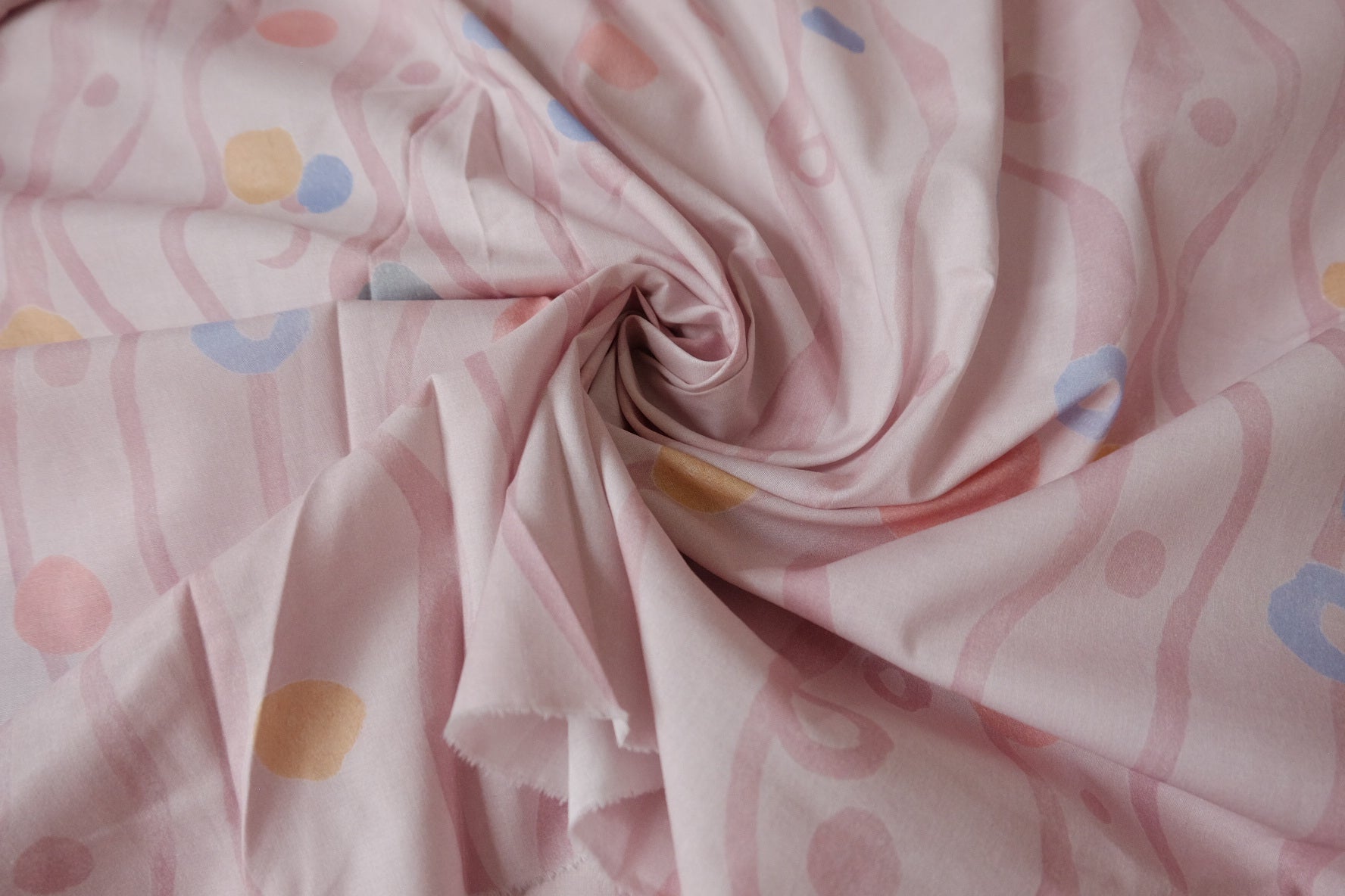 Pastel Confetti Cotton Poplin Fabric - 2.19 yd