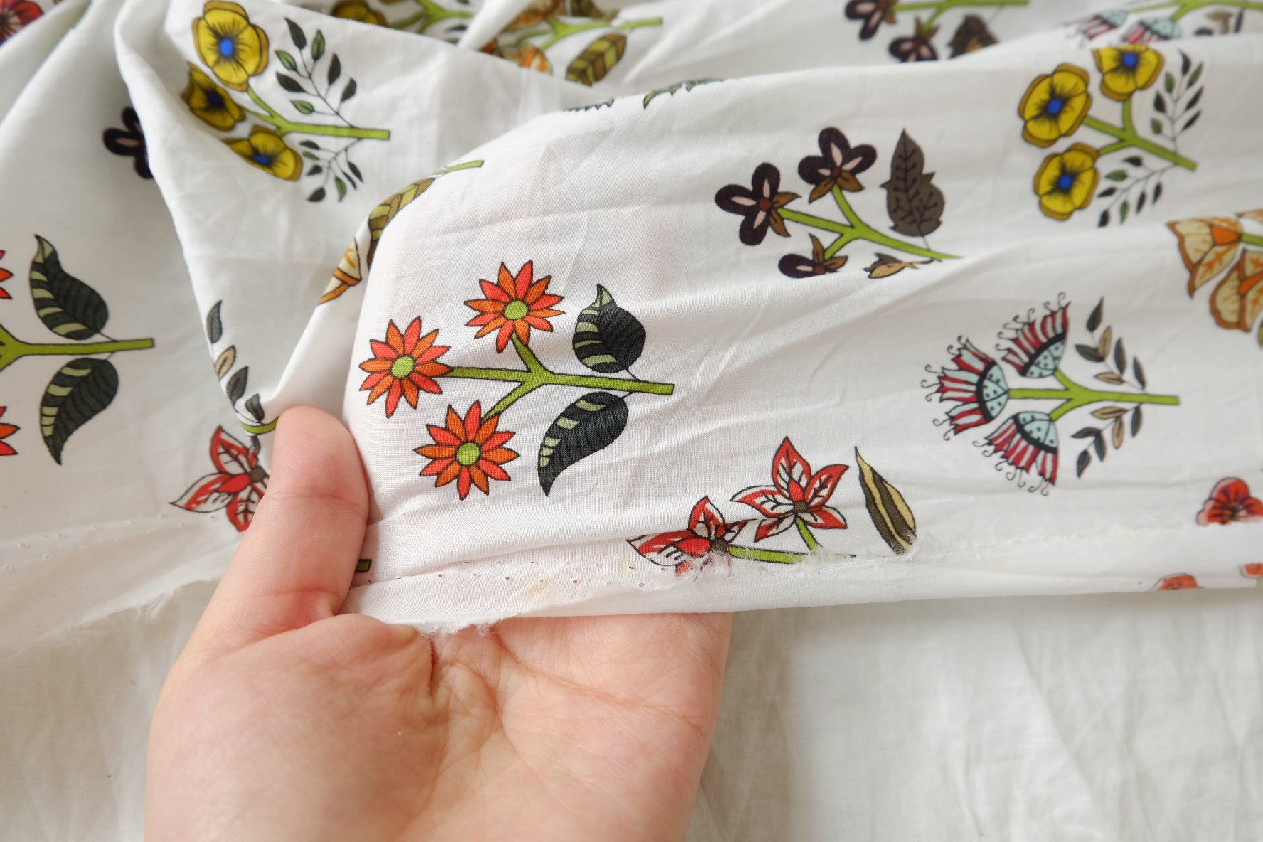 Botanical Posy 60s Cotton Poplin, 3.28 Yards