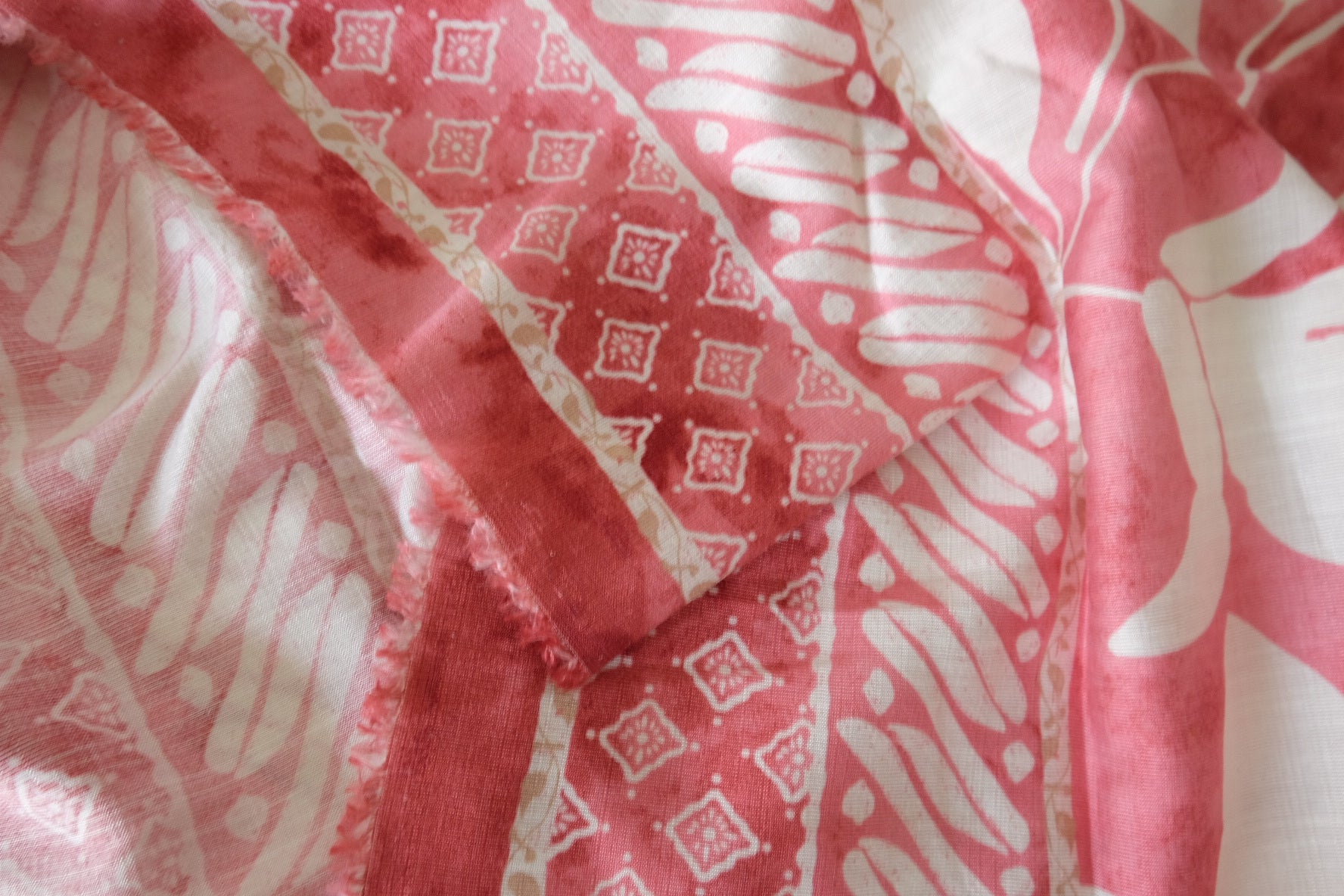 Border Print Tencel Cotton Fabric – 3.3 yd