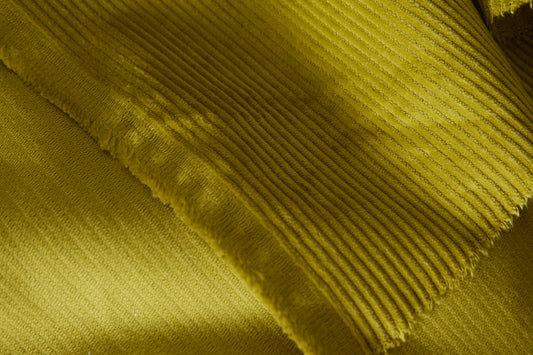 Mustard Olive – Cotton Corduroy Fabric | 2.2 Yards