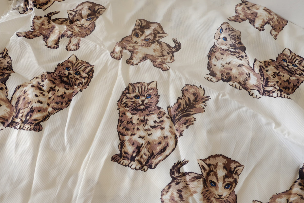 Blue-Eyed Cats Tencel Twill – 3.3 yd