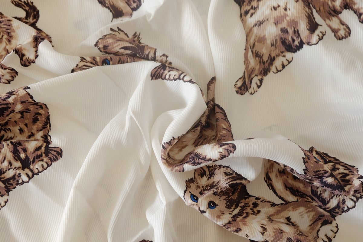 Blue-Eyed Cats Tencel Twill – 3.3 yd