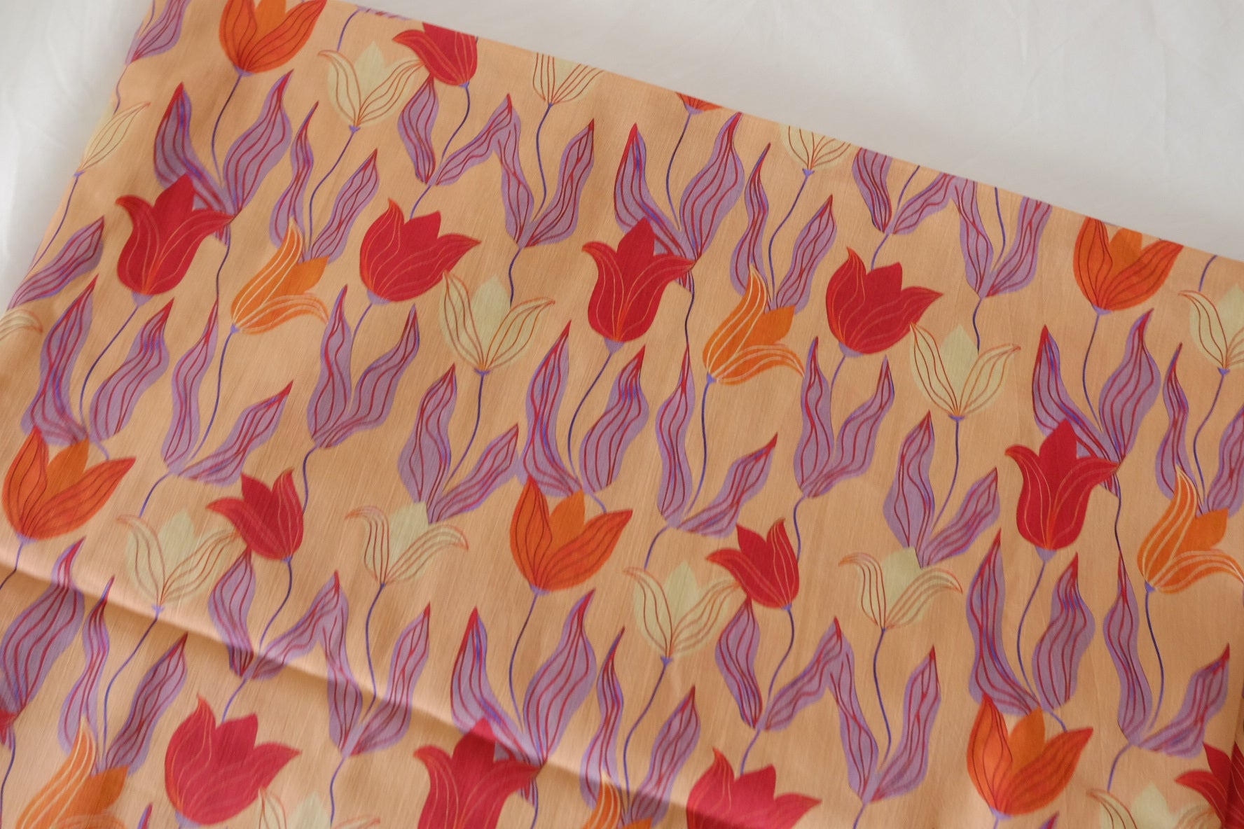 Tulip Garden Cotton Lawn Fabric – 3.3 yd