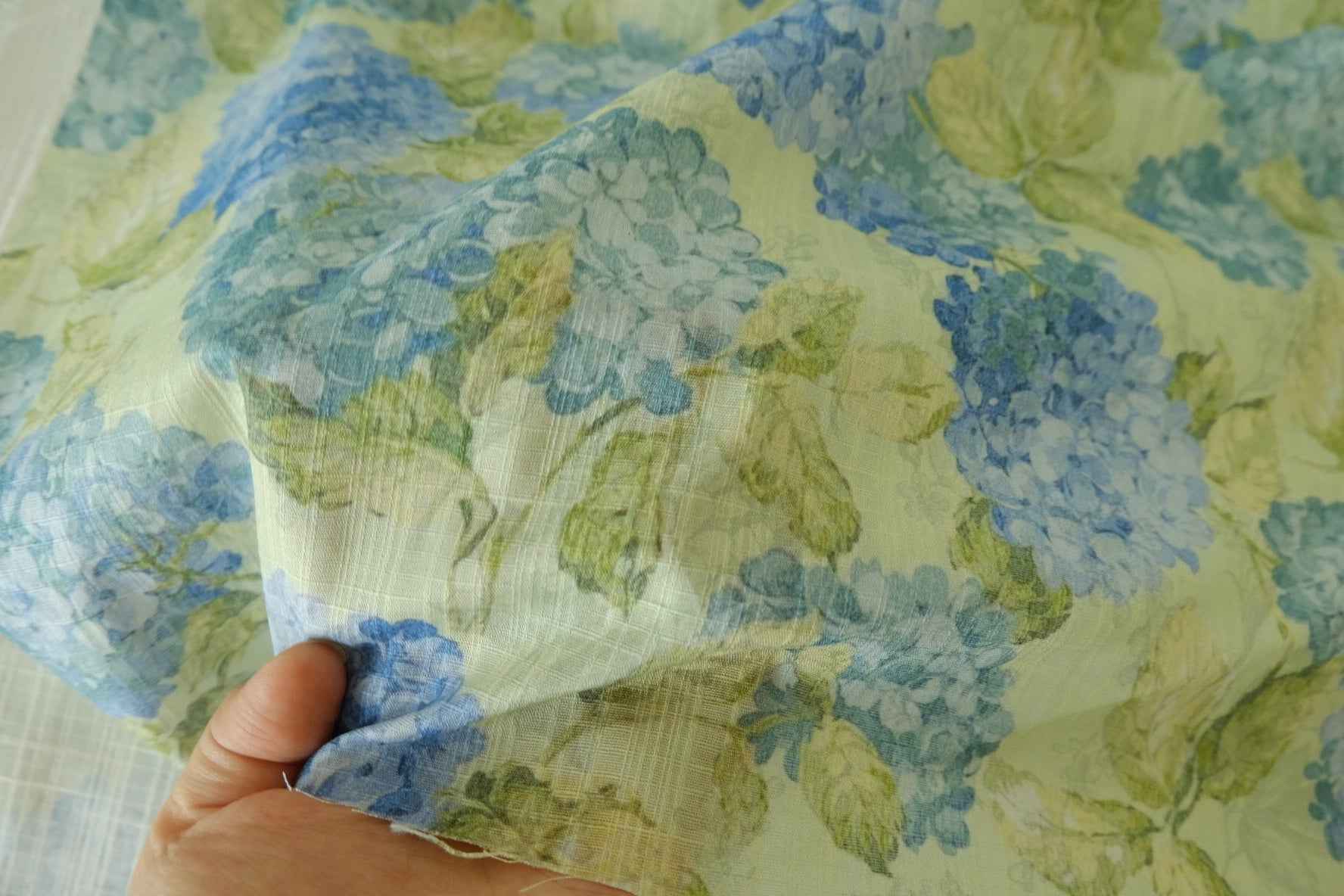Orange Retro Flower Cotton Fabric – 1.6 yd