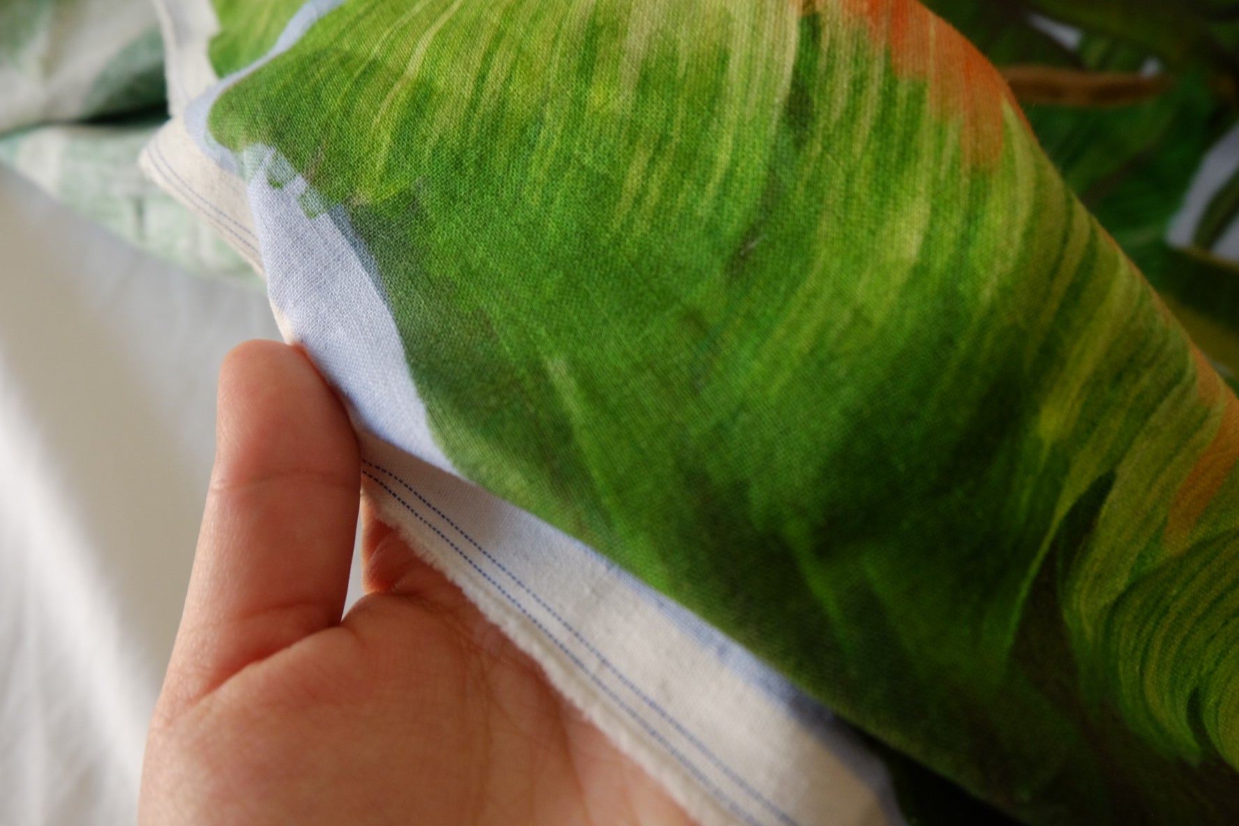 Farm Rio Deadstock Tropical Linen Cotton Fabric – 2.2 yd
