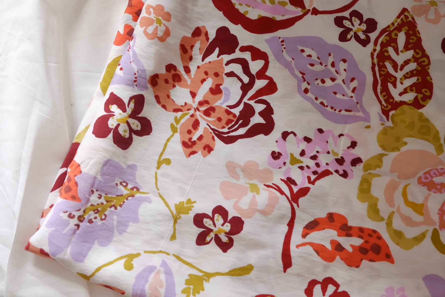 Painterly Floral Tencel Blend Fabric – 4.0 yd