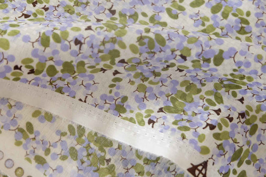 Hydrangea Jacquard Cotton – 1.6 yd
