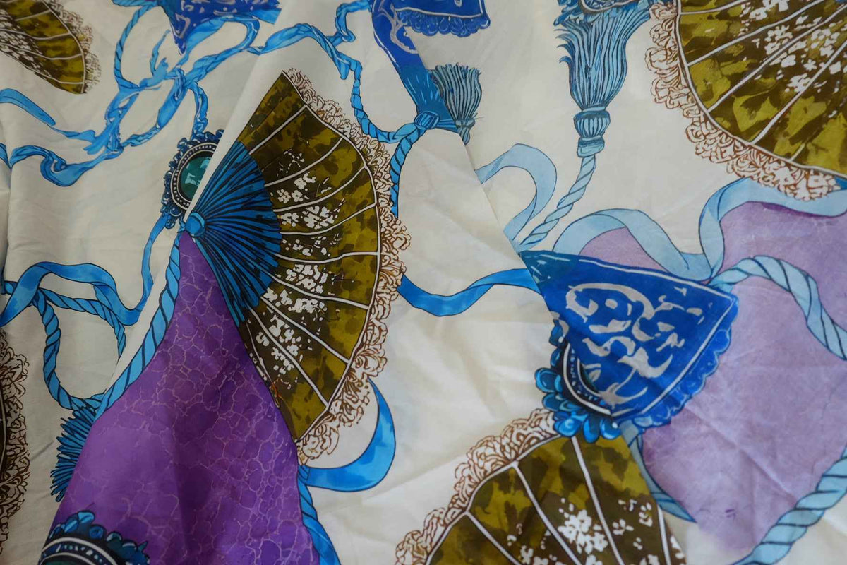 Vintage Oriental Fans Cotton Lawn – 1.75 yd
