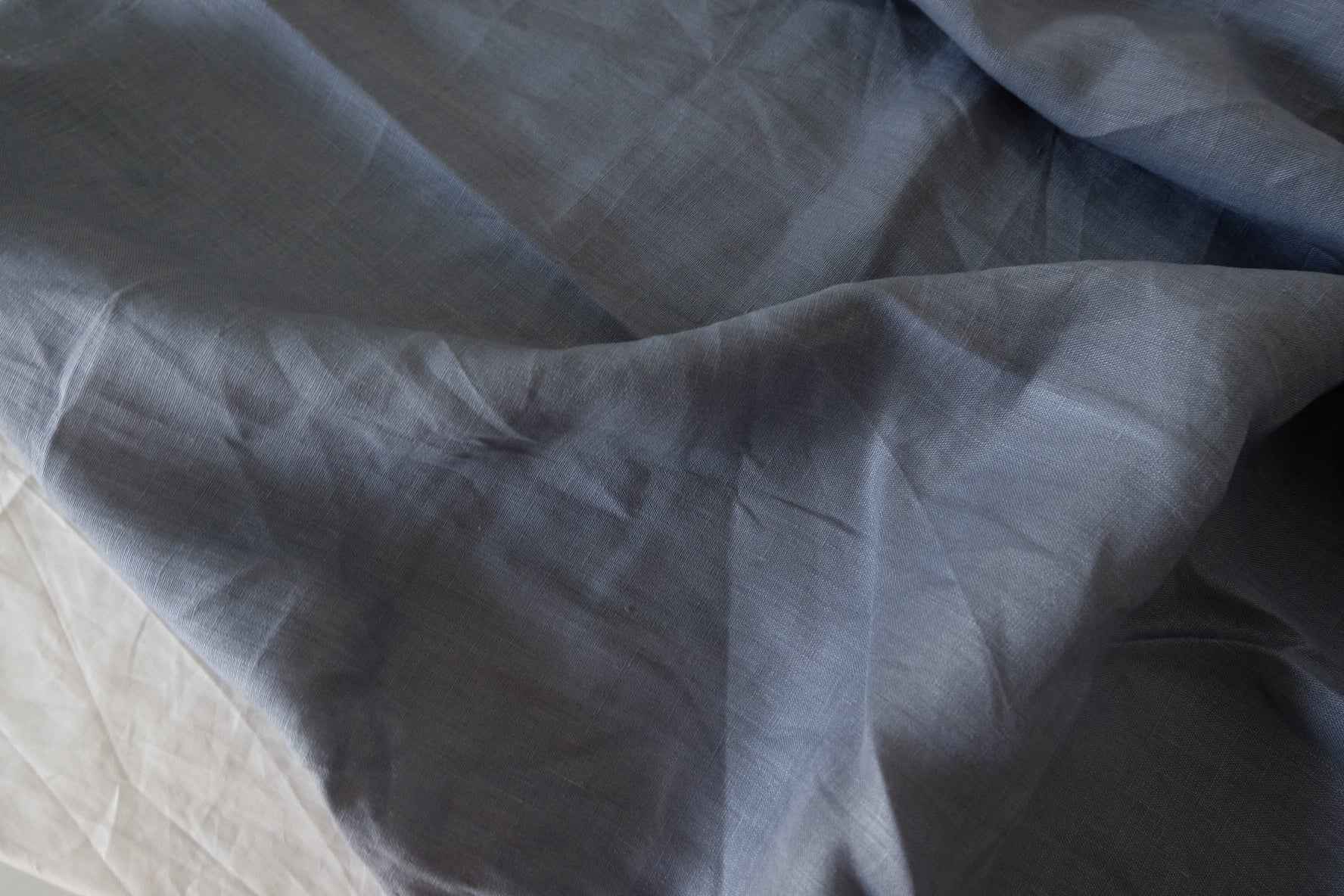 Blue Grey Pure Linen — 1.75 yd