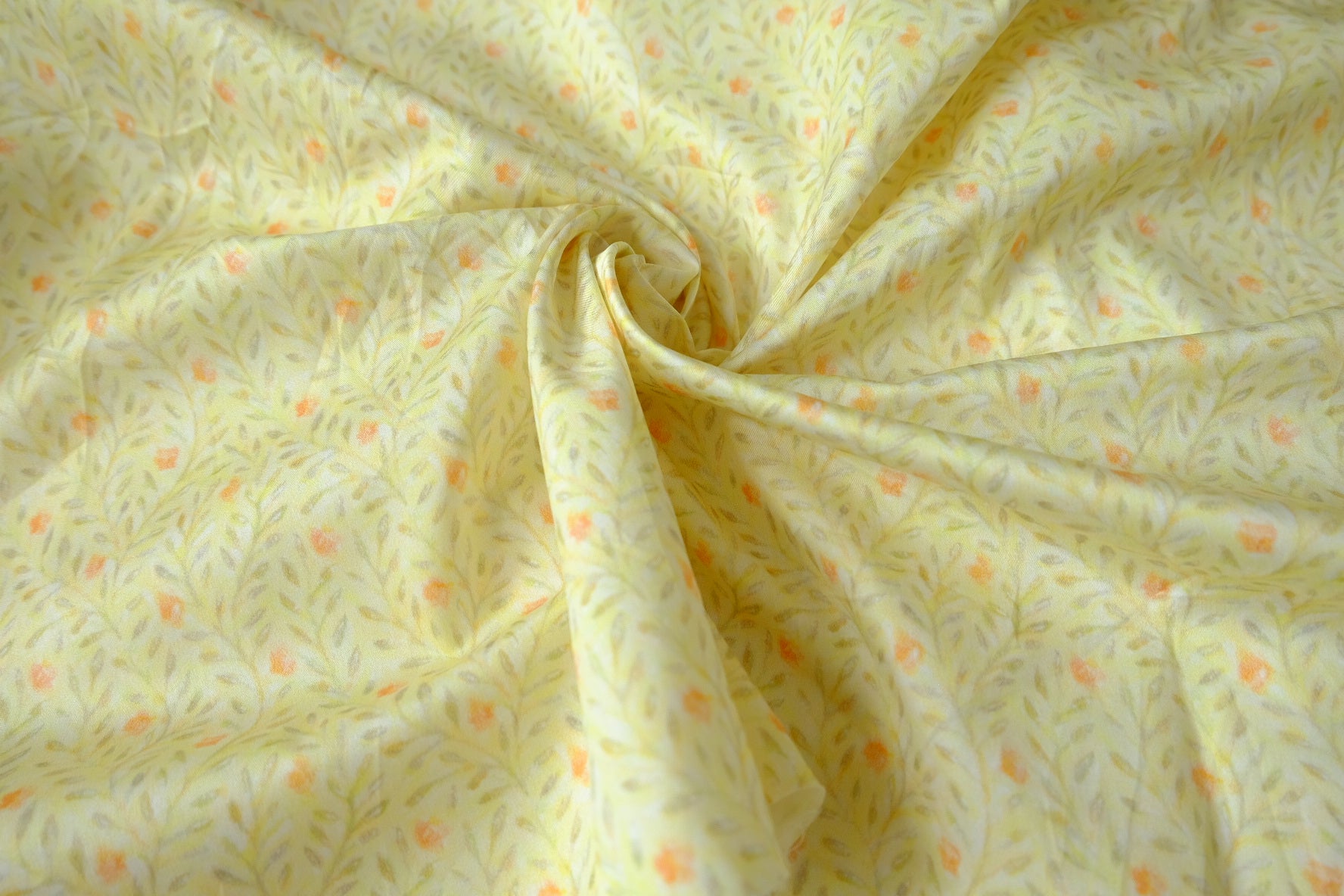 Butter Yellow High-Density Cotton Sateen, 2.2 Yards