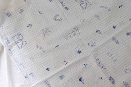 Notebook Doodle Cotton – 2.2 yd