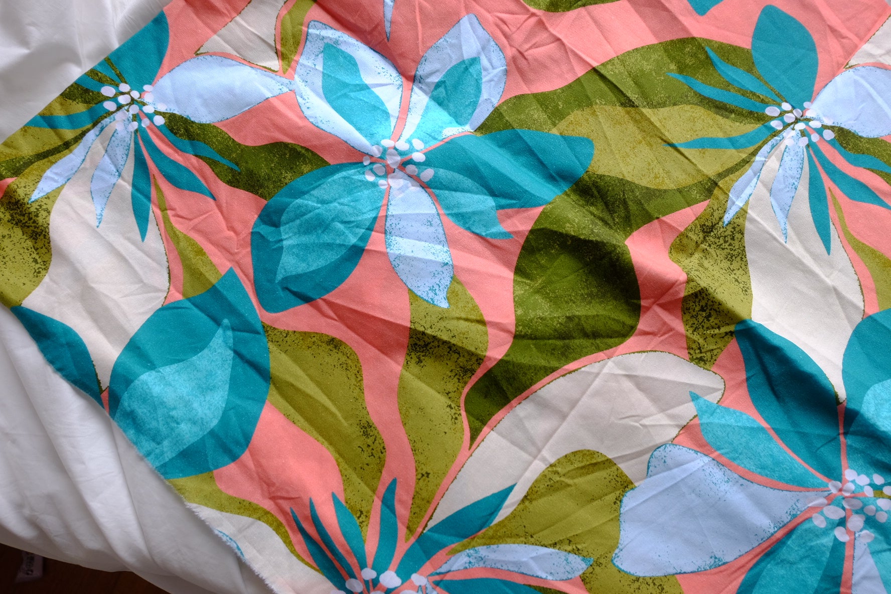 Tropical Abstract Floral Cotton – 1.2 yd