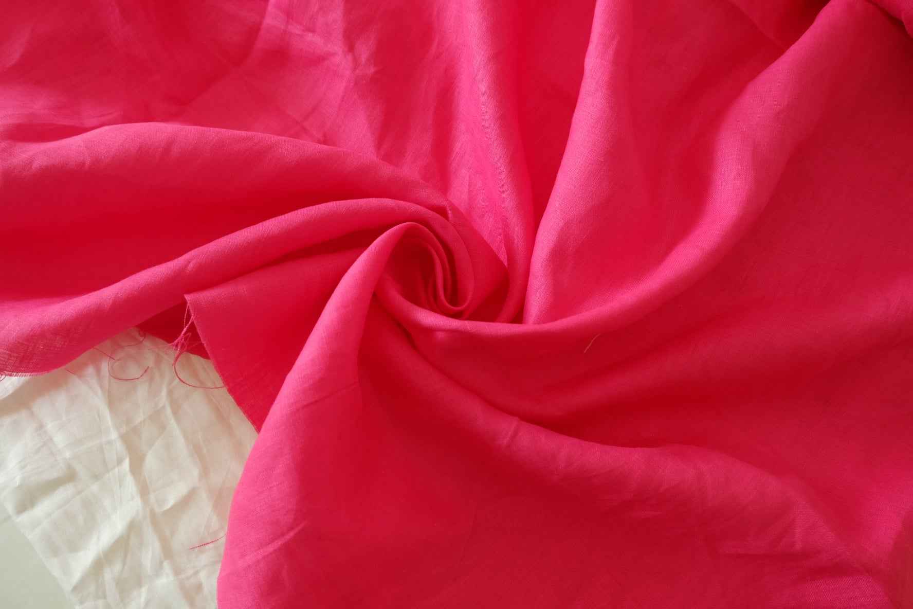 Hot Pink 14s Pure Linen – 2.19 yd