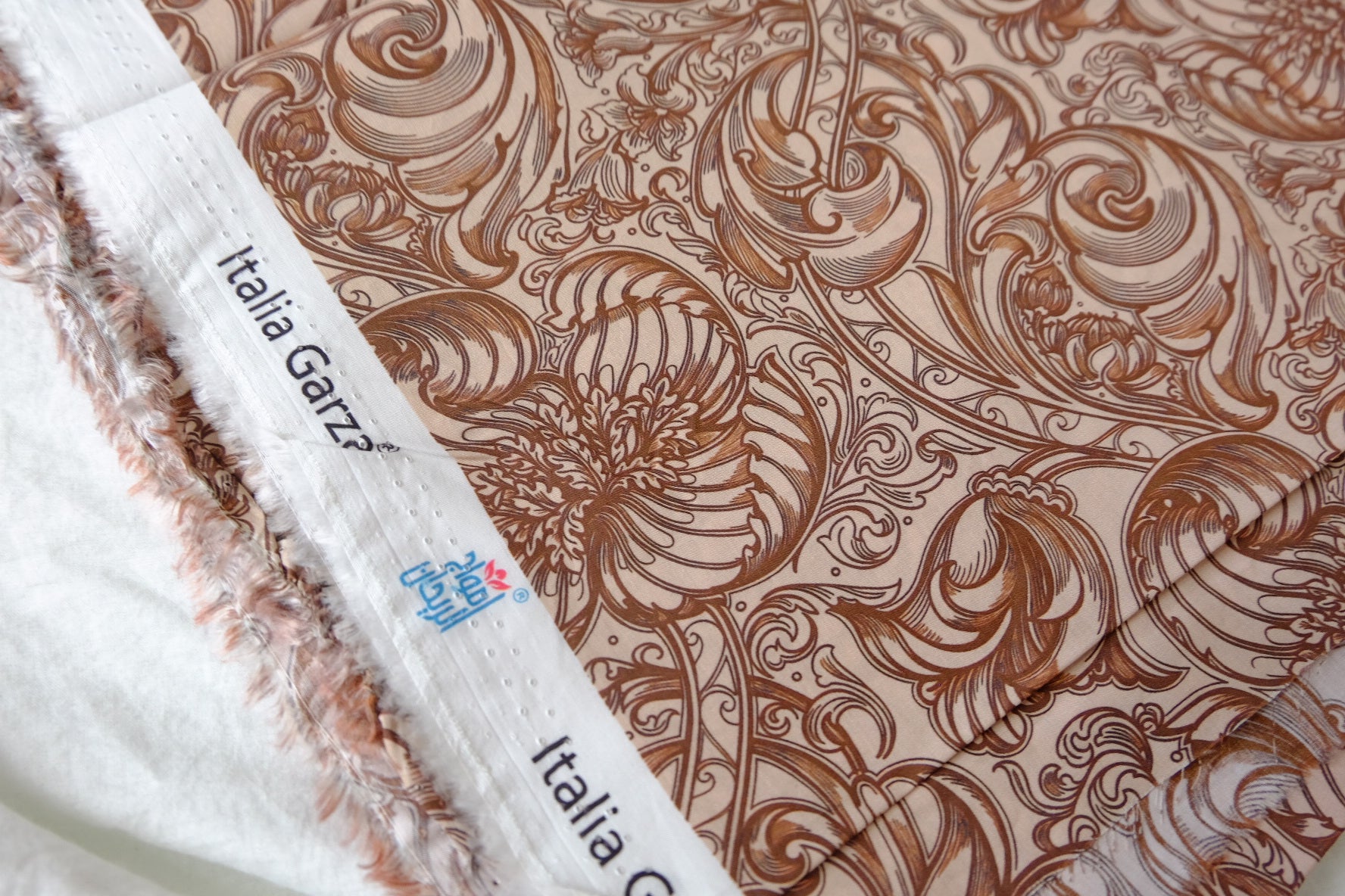 Copper Ornamental Fine Cotton Lawn — 1.75 yd