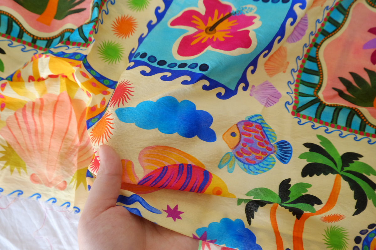 Dolce Vita Tropical Holiday Tencel Cotton – 1.64 yd