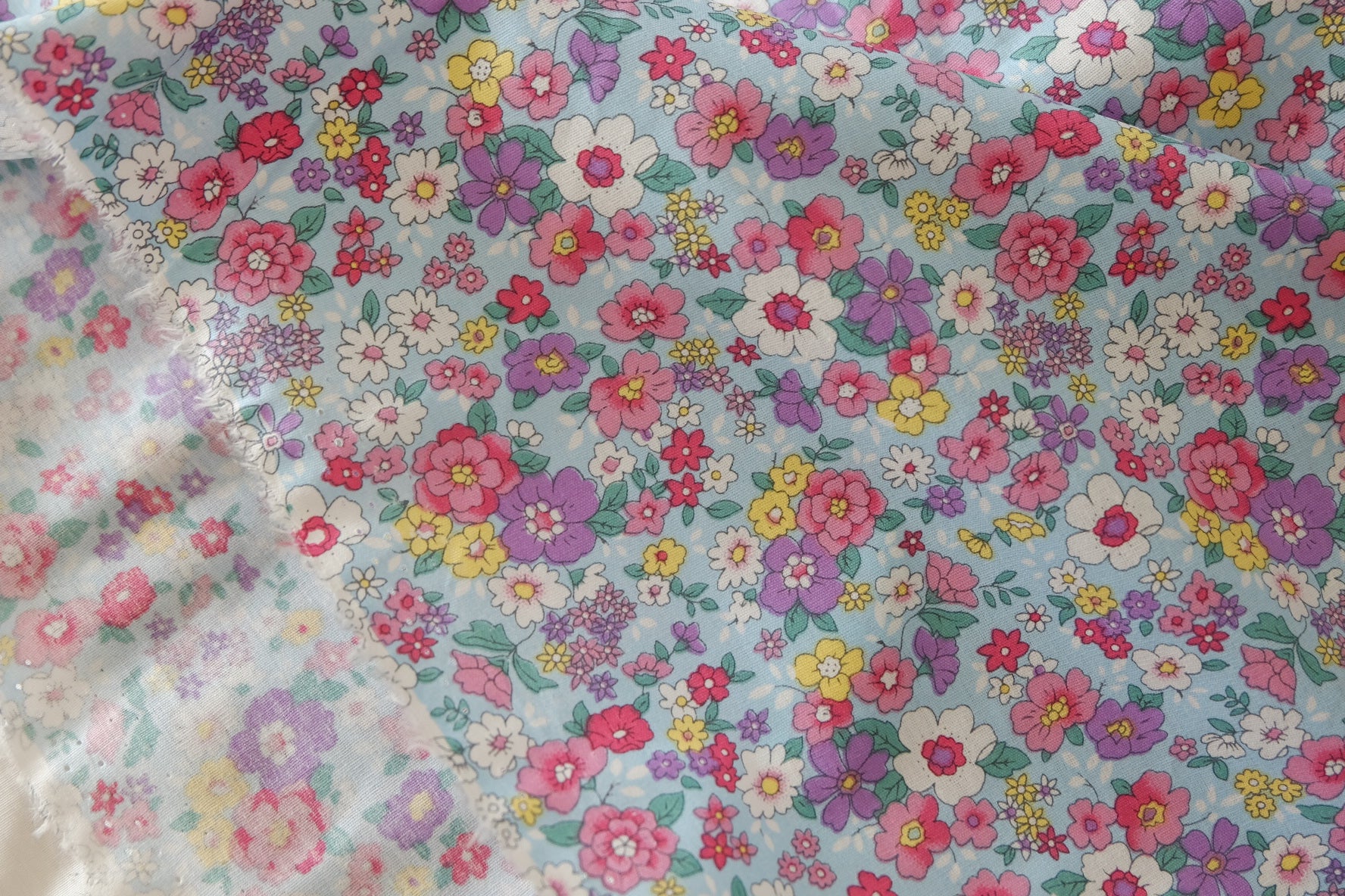 Pastel Meadow Cotton Poplin – 3.3 yd