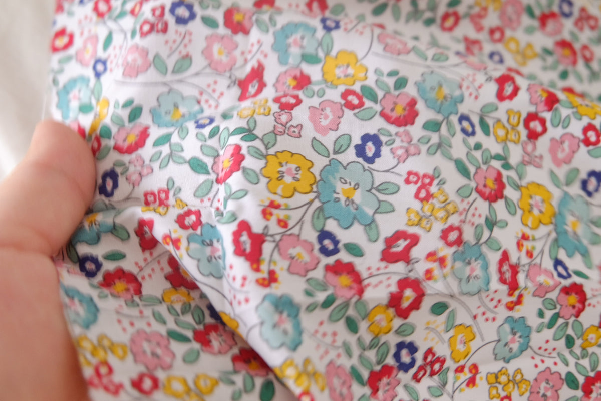 Multicolor Petite Floral Cotton Poplin — 3.28 yd