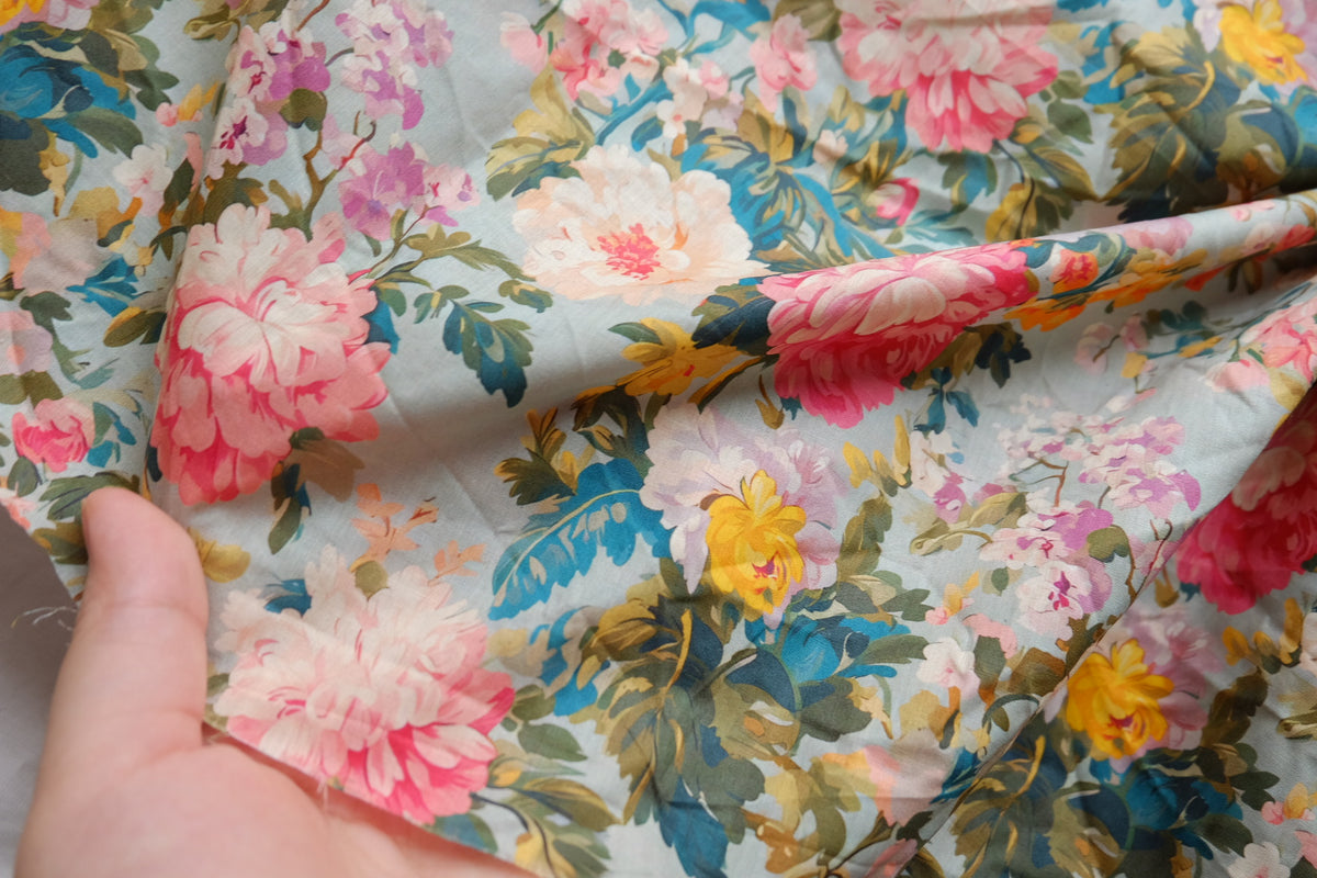 Vintage Garden Cotton Lawn – 1 yd