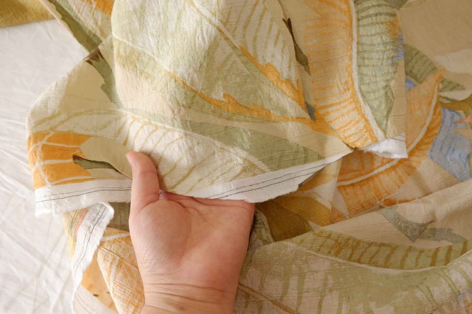 Soft Tropical Tencel Linen Blend — 3.28 yd